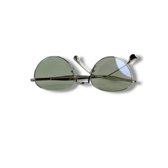 Lunettes de Soleil Unisexe Round-Oval – Silver Mist Edition
