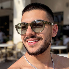 Lunettes Homme Photochromiques – Olive Green Edition