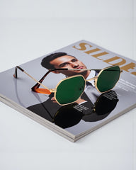 Octogonales Gold & Verres Verts