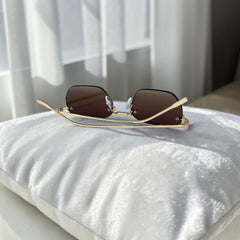 Lunettes Unisexe Marron Dégradé