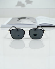 Monture noire & détails argentés 🖤