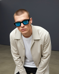 Electric Blue – Style audacieux 🕶️