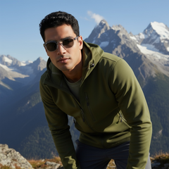 Monture transparente & verres Gris