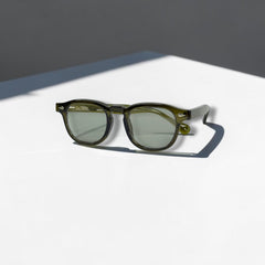 Lunettes Homme Photochromiques – Olive Crystal Edition