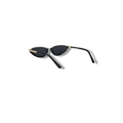 Noir Prestige Gold UV400 – Lunettes Unisexe
