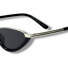 Noir Silver Edge UV400 – Lunettes Unisexe
