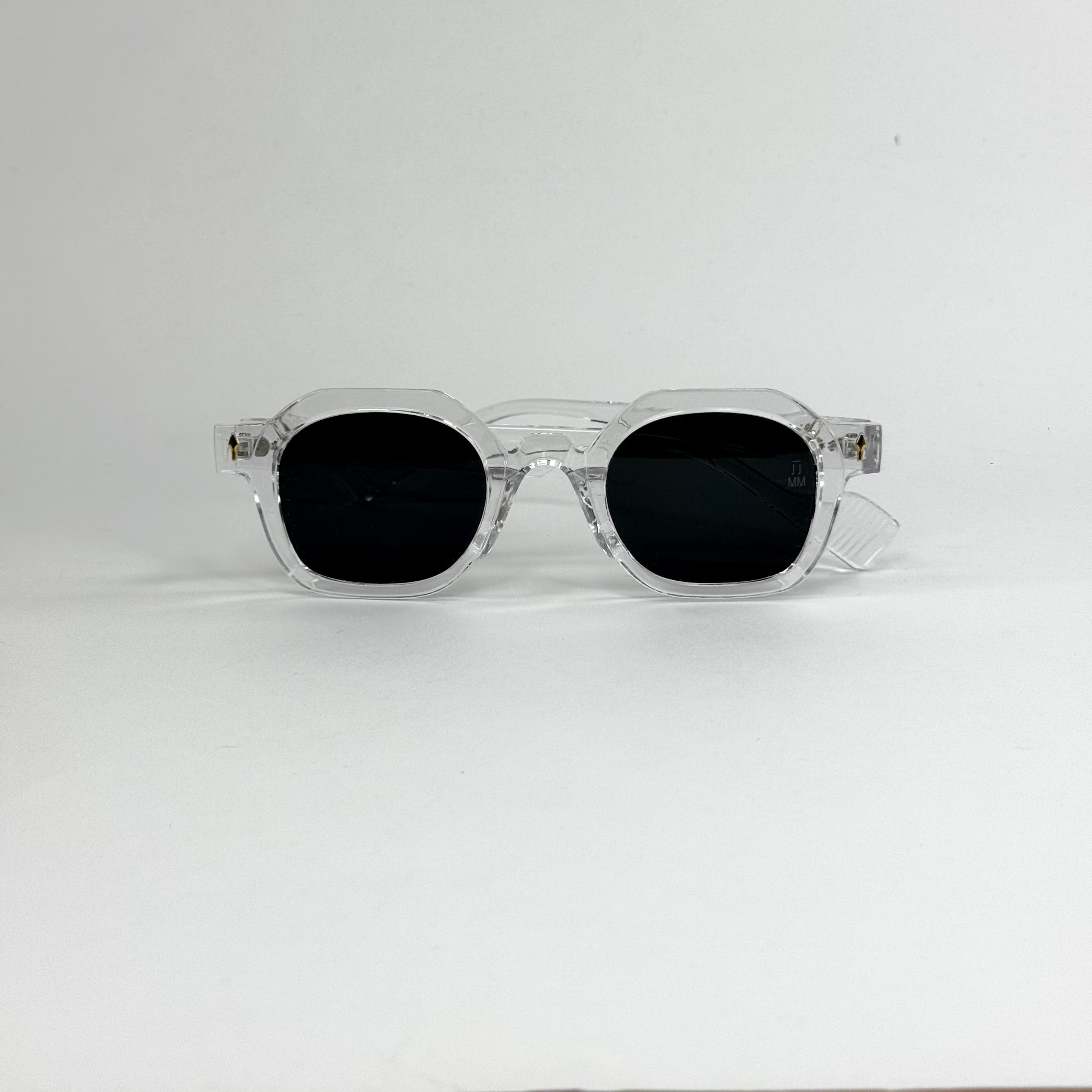 🕶 Lunettes solaires – Monture transparente, style affirmé