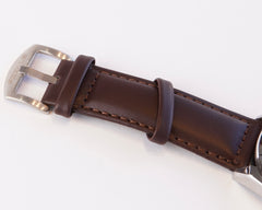 ⏱️ Chronographe Élégance Cuir marron