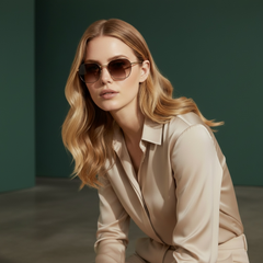 Brown Octagon – Gold Frame Edition