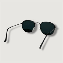 Lunettes de soleil noires unisexes – Verres dégradés