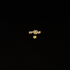 Bijou d’Oreille Glamour Doré