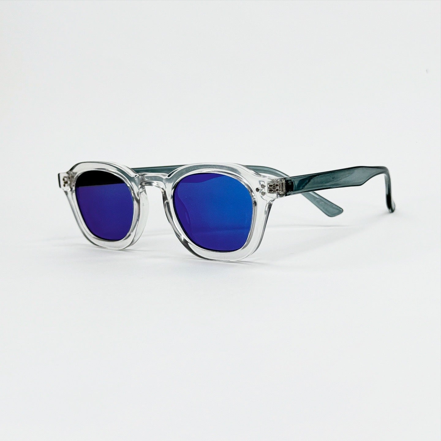 Lunettes de soleil unisexe – Monture épaisse avec verres colorés