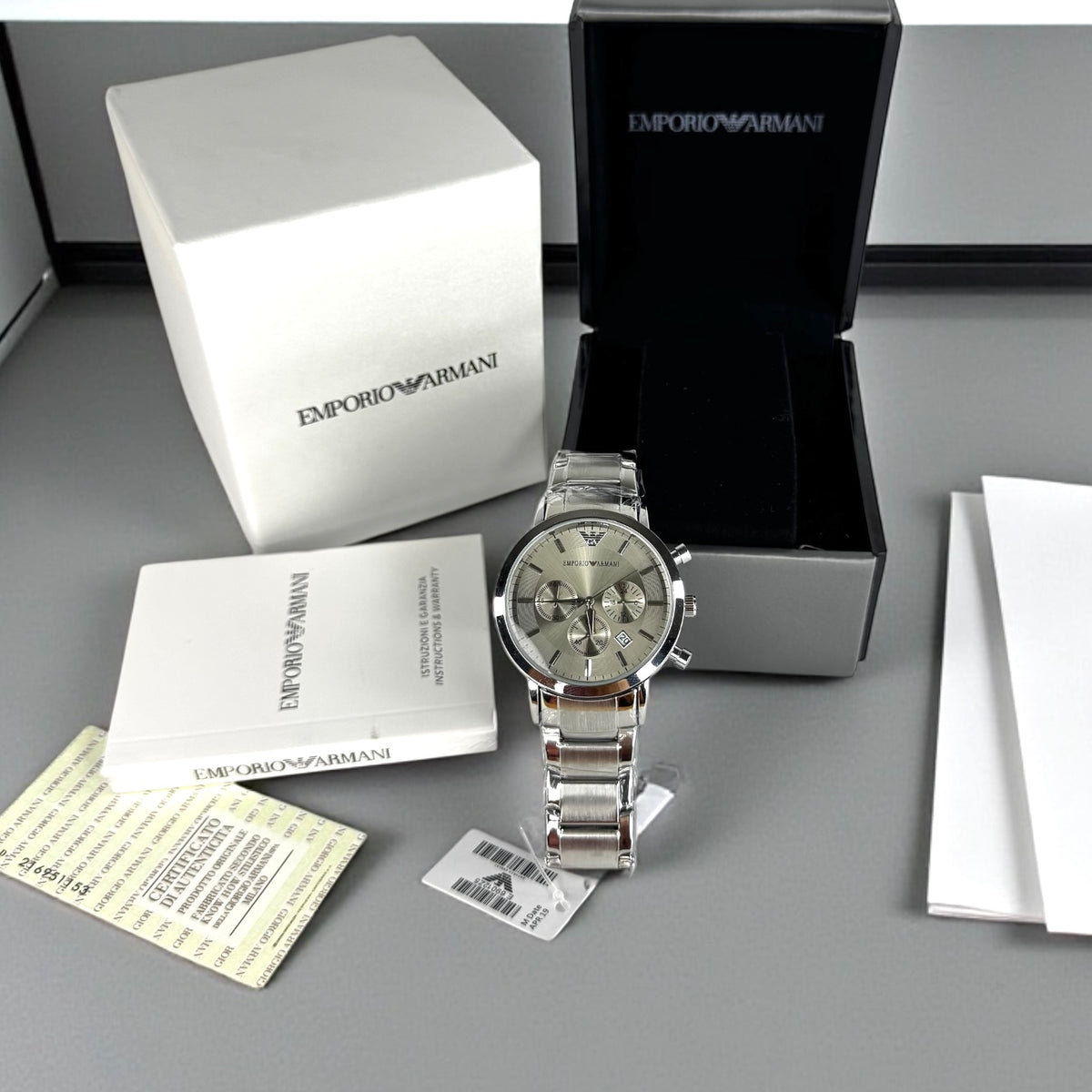 Montre Emporio Armani Argentée