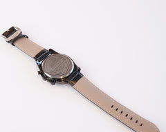 ⏱️ Chronographe Élégance Cuir noir
