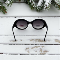 Monture noire & logo doré 🖤