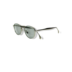 Lunettes de Soleil Unisexe Round-Oval – Silver Mist Edition