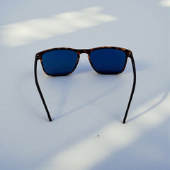 Monture écaille & verres bleus