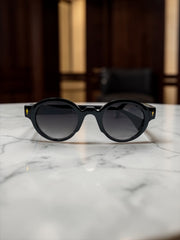 Lunettes Homme Rondes Noir Dégradé