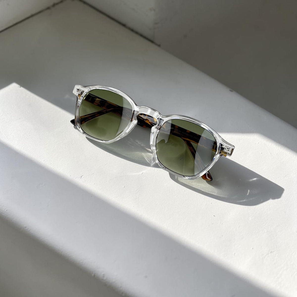 Lunettes Unisexe Olive Hexagonal
