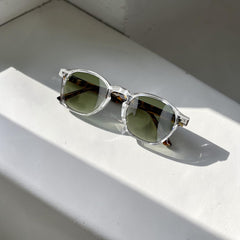 Lunettes Unisexe Olive Hexagonal