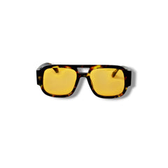 Lunettes de Soleil Unisexe Oversized – Tortoise Orange Edition