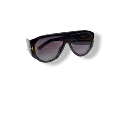 Lunettes Femme Oversize UV400 – Noir Dégradé Édition 2026
