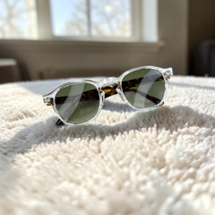 Lunettes Homme Olive Hexagonal