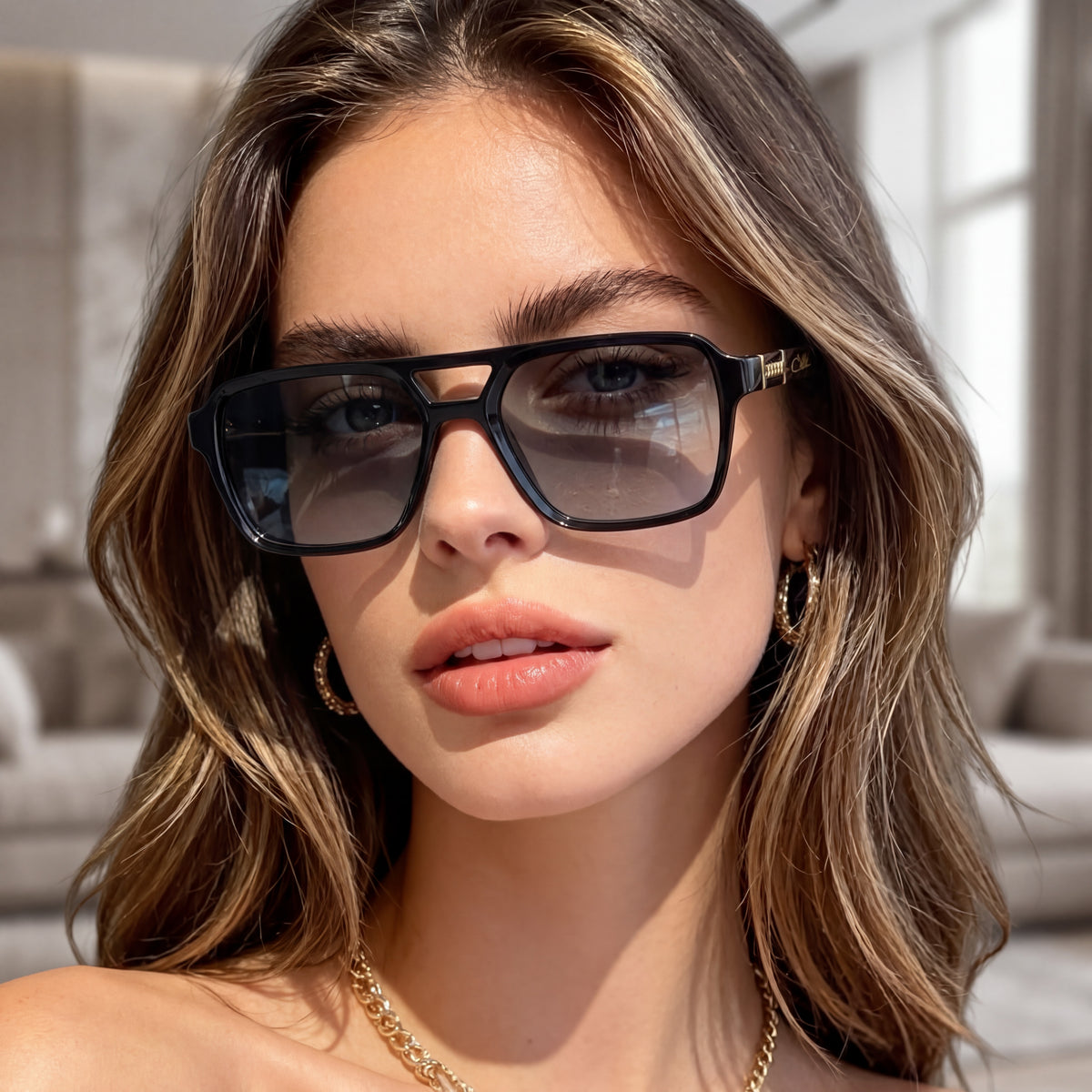 Gradient Glow UV400 – Lunettes Femme
