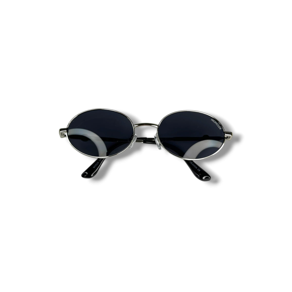 Lunettes de Soleil Unisexe Oval – Black Silver Edition