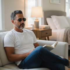 Ray-Ban RB3556N – Lunettes de soleil Octogonales Noir & Verres Foncés