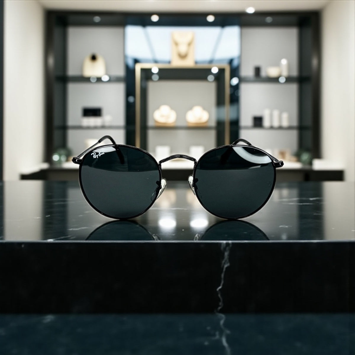 Ray-Ban RB3447 Round Metal 002/58 50-21 145 3N