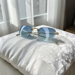 Lunettes Unisexe Bleu Dégradé