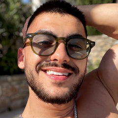 Lunettes Homme Photochromiques – Olive Crystal Edition