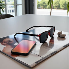 Monture écaille foncée & style urbain moderne