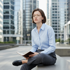 Lunettes de Vue Femme – Prada Round Gold & Black