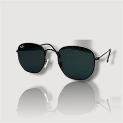 Lunettes de soleil noires unisexes – Verres dégradés