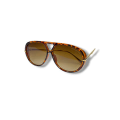 Lunettes Femme Oversize UV400 – Brown Radiance