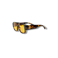 Lunettes de Soleil Unisexe Oversized – Tortoise Orange Edition