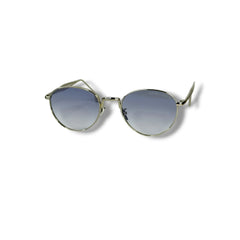 Lunettes Femme Round Cat-Eye – Silver Blue Edition