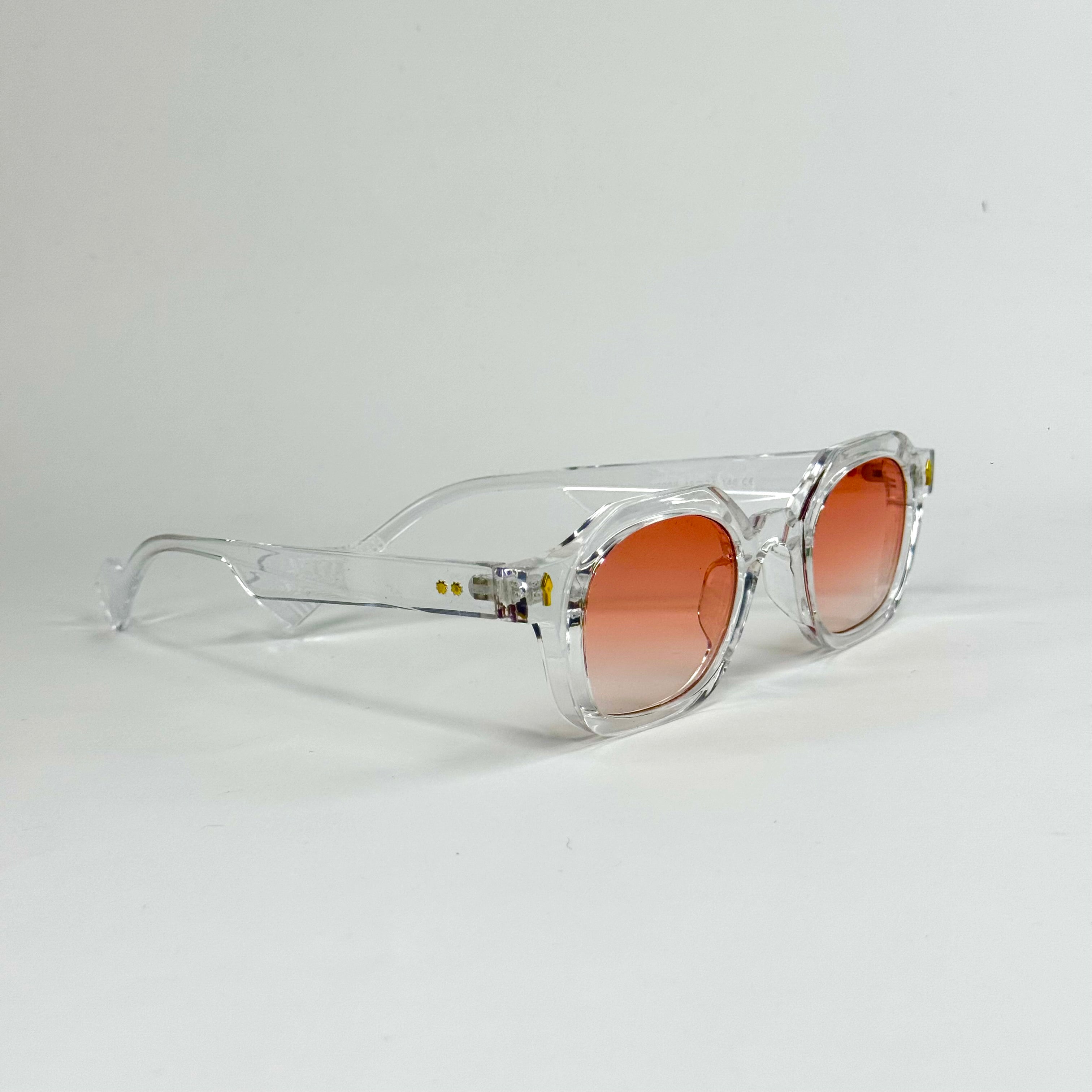 🕶 Lunettes solaires – Monture transparente, style affirmé