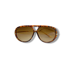 Lunettes Femme Oversize UV400 – Brown Radiance
