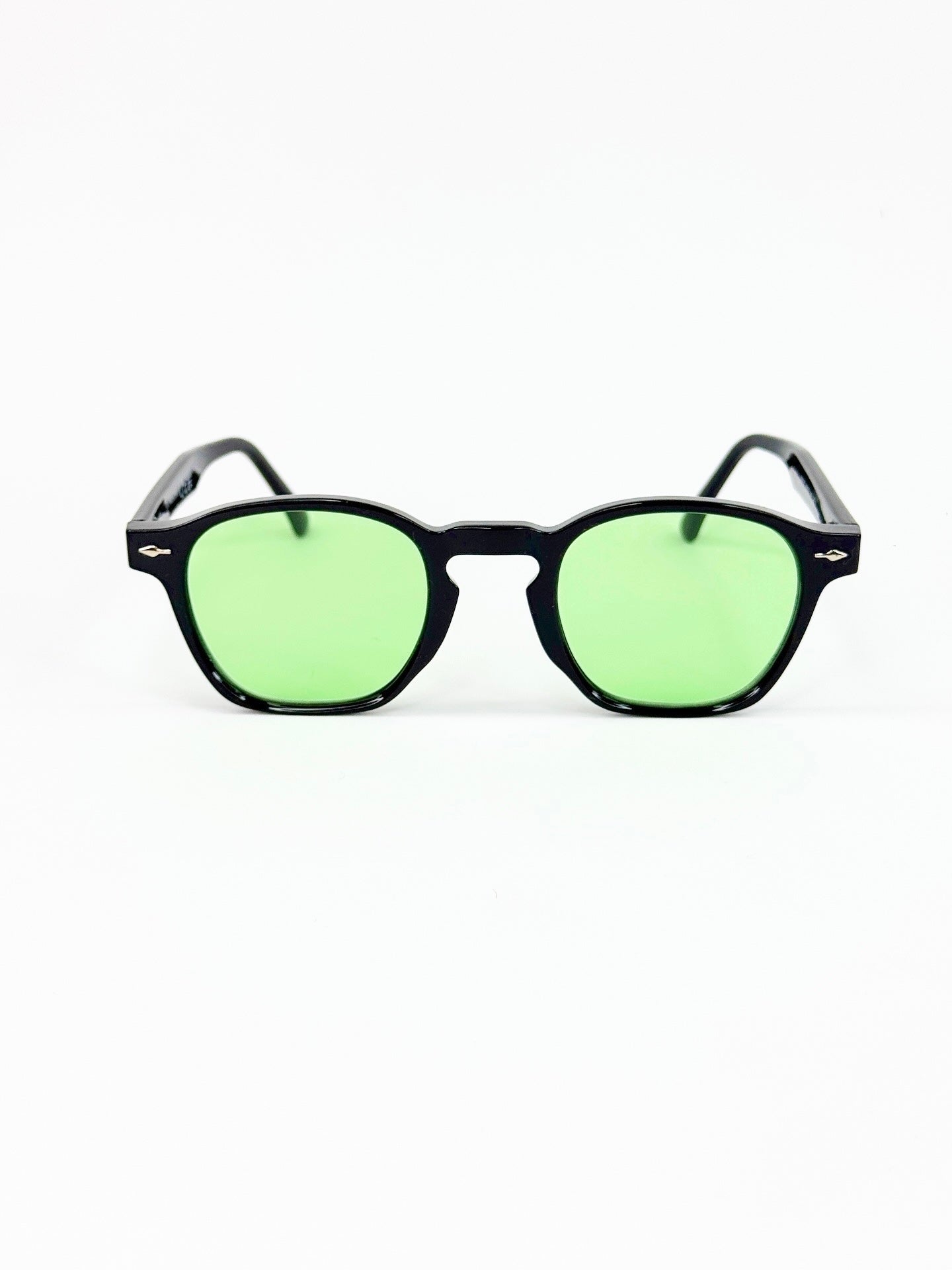 Collection tendance – Monture carrée rétro et verres colorés