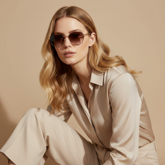 Brown Octagon – Gold Frame Edition