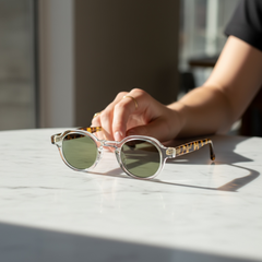 Monture Cristal & Branches Écaille 💫