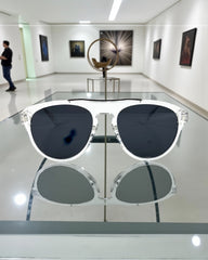 Lunettes Transparentes Verres Noirs