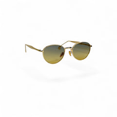 Lunettes de Soleil Femme Round-Oval – Olive Gold Gradient Edition