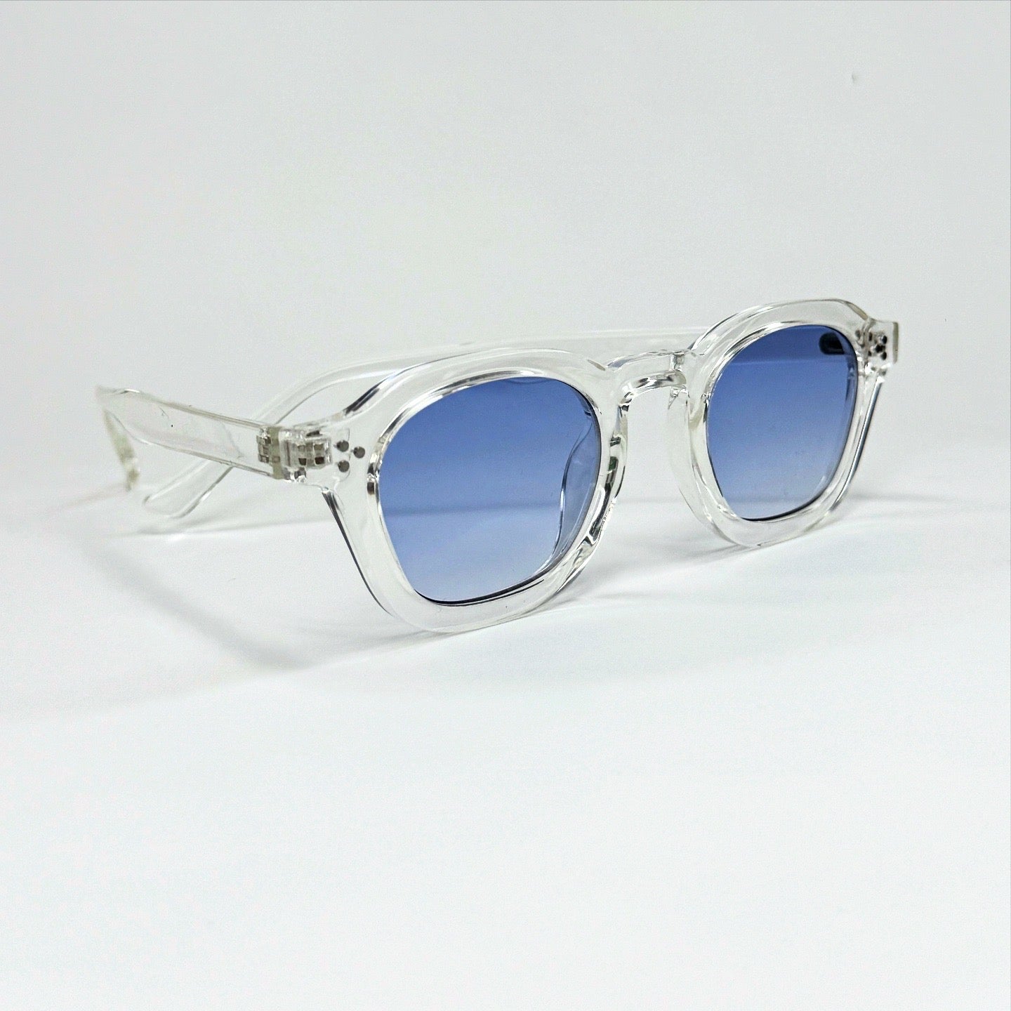 Lunettes de soleil unisexe – Monture épaisse avec verres colorés