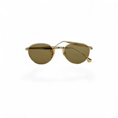 Lunettes de Soleil Unisexe Round-Oval – Brown Gold Edition