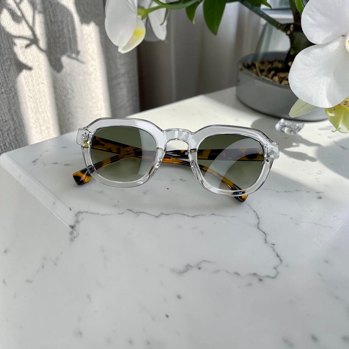 Lunettes Unisexe Olive Arrondies