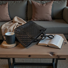 Cabas Noir Matelassé